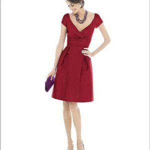 Alfred Sung Cocktail Wedding Guest Dress with Pockets